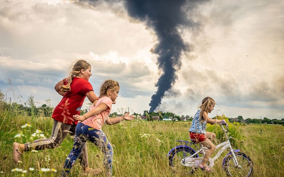 Photo from Ukraine named UNICEF's image of year
