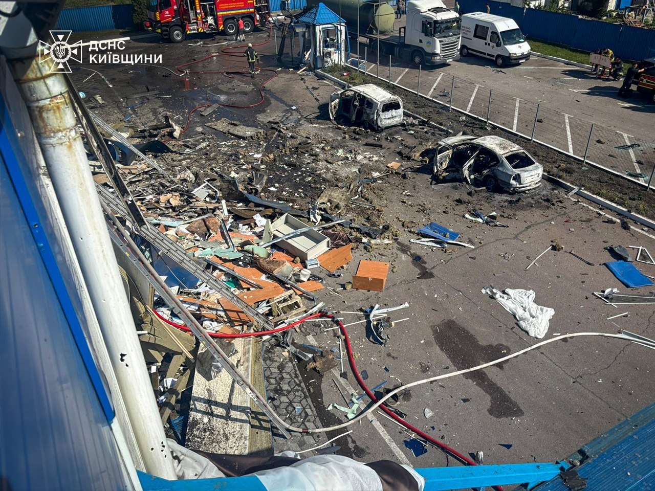 Russian drone strike kills workers at factory near Kyiv