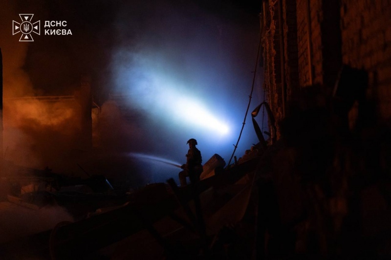 Russian strike hits children's hospital and warehouse in Kyiv: Damage revealed
