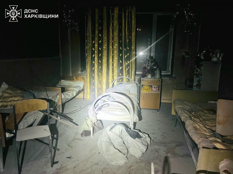 Psycho-neurological residential center in Kharkiv region caught fire, casualties reported