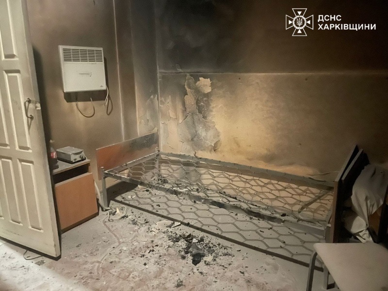 Psycho-neurological residential center in Kharkiv region caught fire, casualties reported