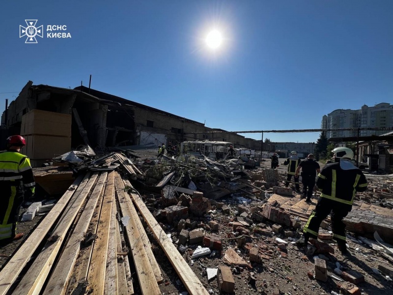 Explosion at Kyiv bus depot: Casualties reported, people feared trapped under rubble