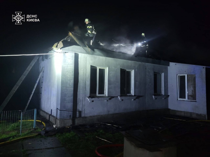 State Emergency Service shows consequences of enemy drone fragments falling in Kyiv