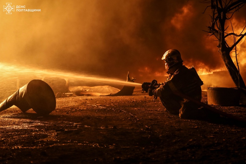 Russian shelling of industrial facility in Poltava region: Aftermath revealed