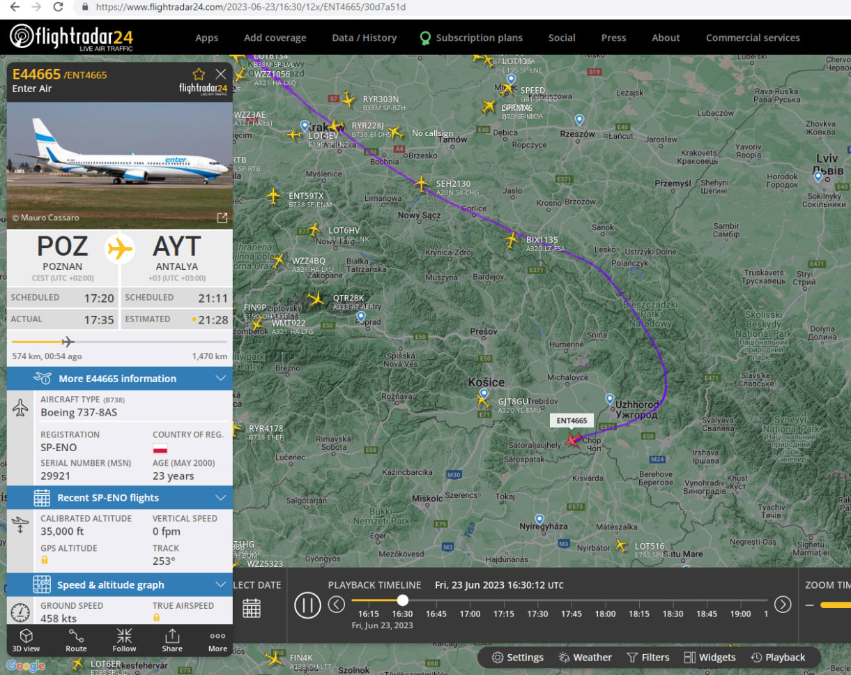 Polish airliner flew into Ukraine's closed skies: incident details