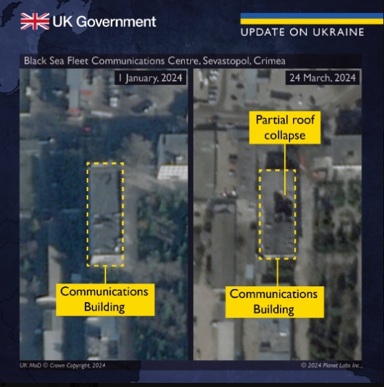 UK intelligence reveals consequences of recent strikes on Sevastopol, Crimea