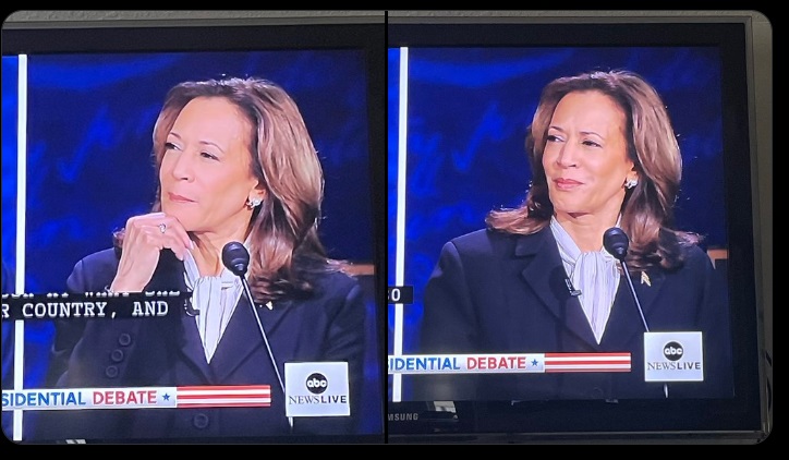 Harris's emotions in debate with Trump excite social media: Expressive moments