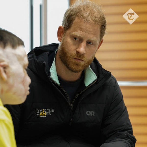 Prince Harry makes unannounced visit to Ukraine: Duke supports veterans