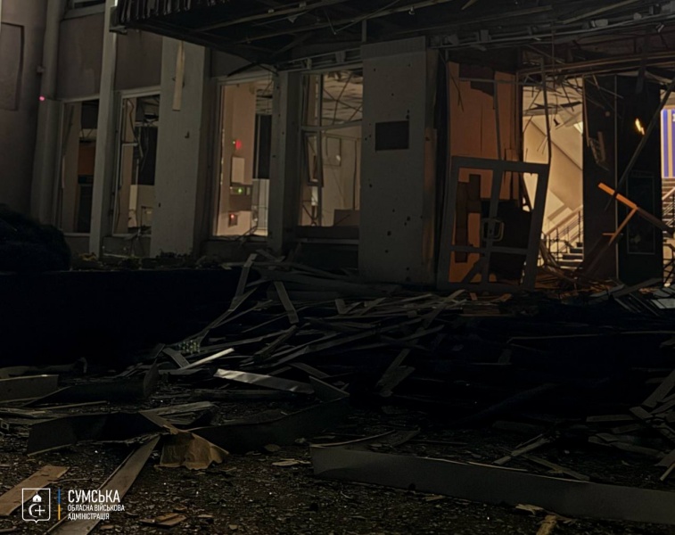 Ballistic strike on Sumy outskirts by Russia: Educational facility hit