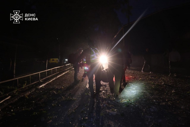 Russian drone attack hits Kyiv: Rescuers reveal damage, two dead