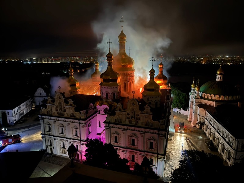 Russia strikes Kyiv Pechersk Lavra, film studio and residential buildings: Aftermath revealed