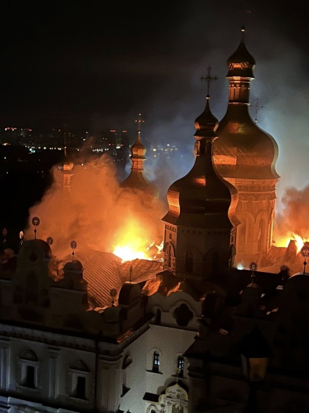 Russia strikes Kyiv Pechersk Lavra, film studio and residential buildings: Aftermath revealed