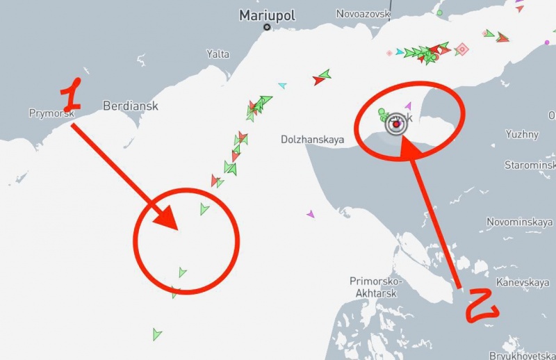 Russian ship attacked in Sea of Azov