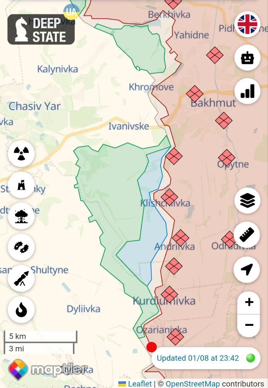 Ukrainian forces successfully dislodge Russian troops in Andriivka battle on August 2