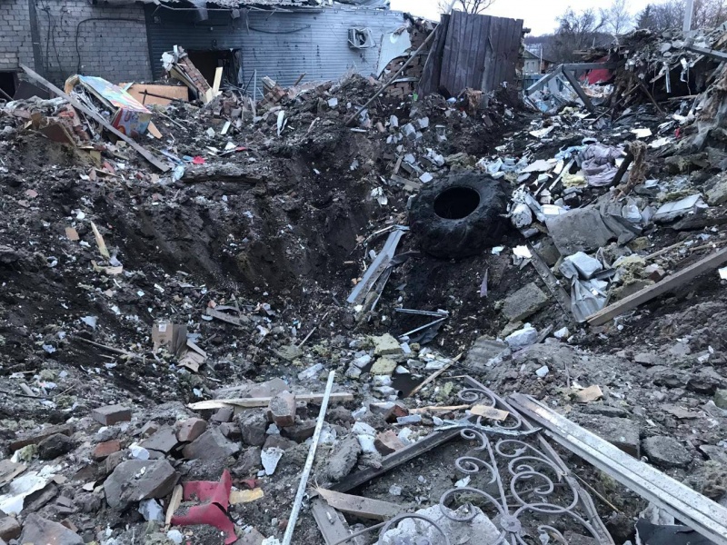 Russians strike hotel in Kharkiv region: Three injured, two-month-old baby killed