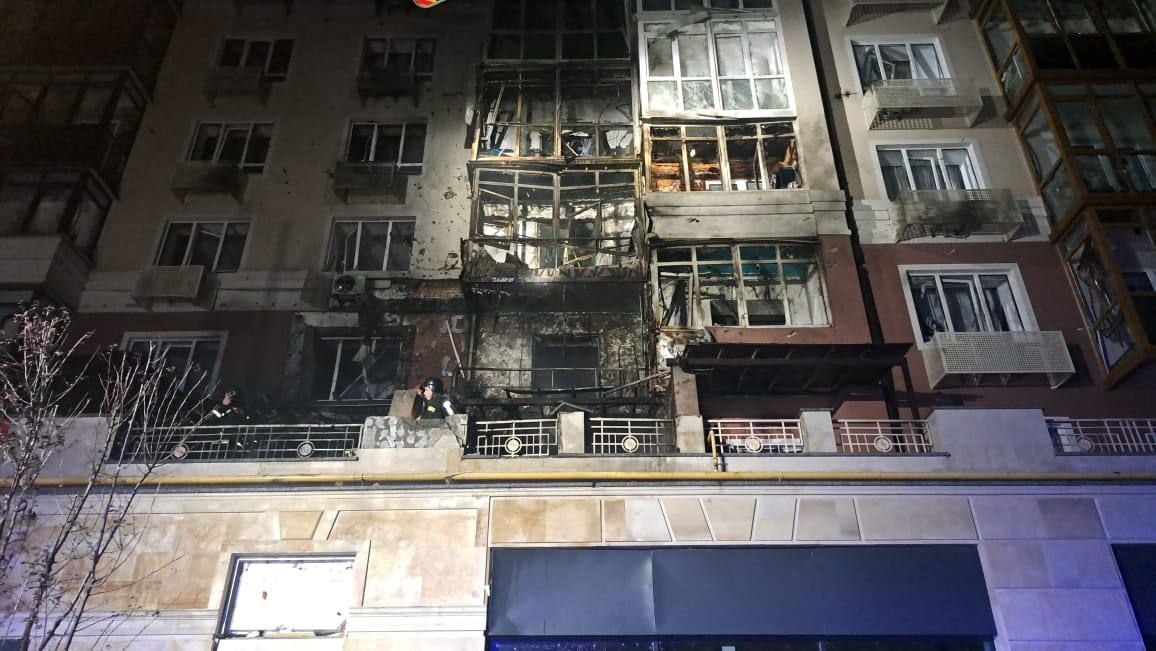 Russia strikes Ukraine's Uman, setting apartment building ablaze and injuring 5