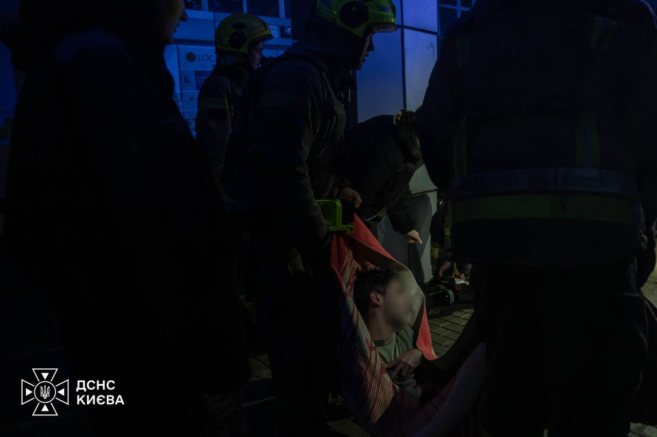Russian attack damages Kyiv metro station, residential building and medical center: Footage