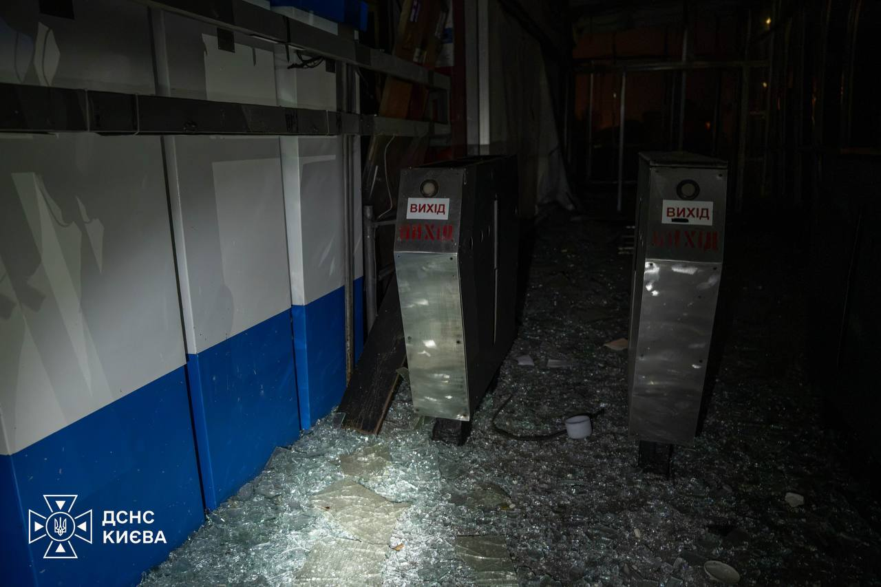 Russian attack damages Kyiv metro station, residential building and medical center: Footage