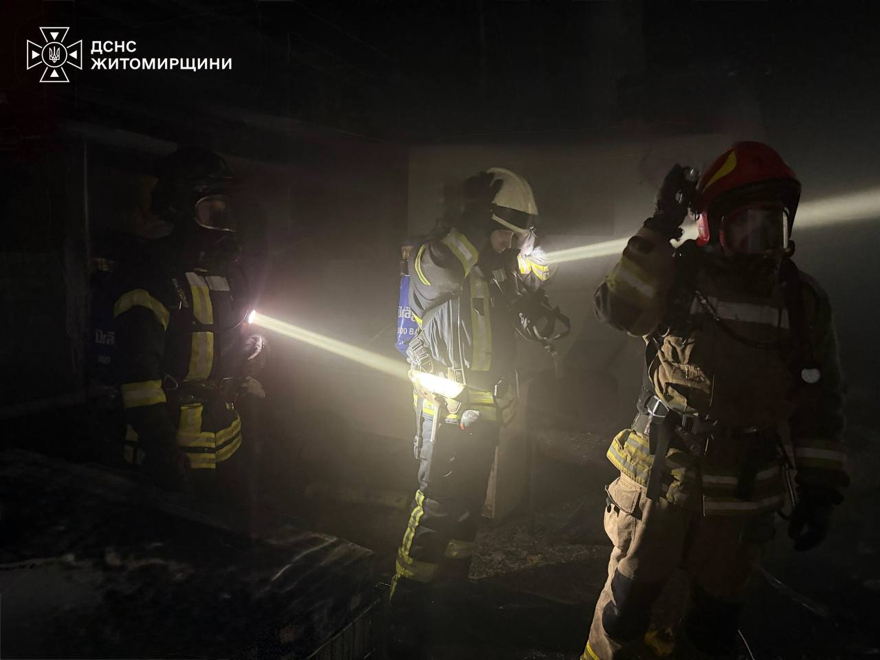 Russian attack sets fires at railway station and supermarket in Zhytomyr region