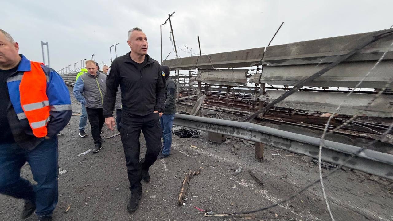 Russia attacks one of Kyiv’s key bridges: First Images of damage emerge
