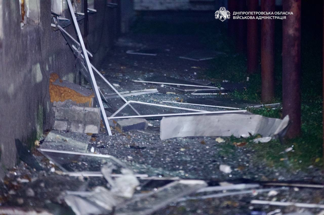 Russian drone hits dormitory in Dnipro, fire breaks out