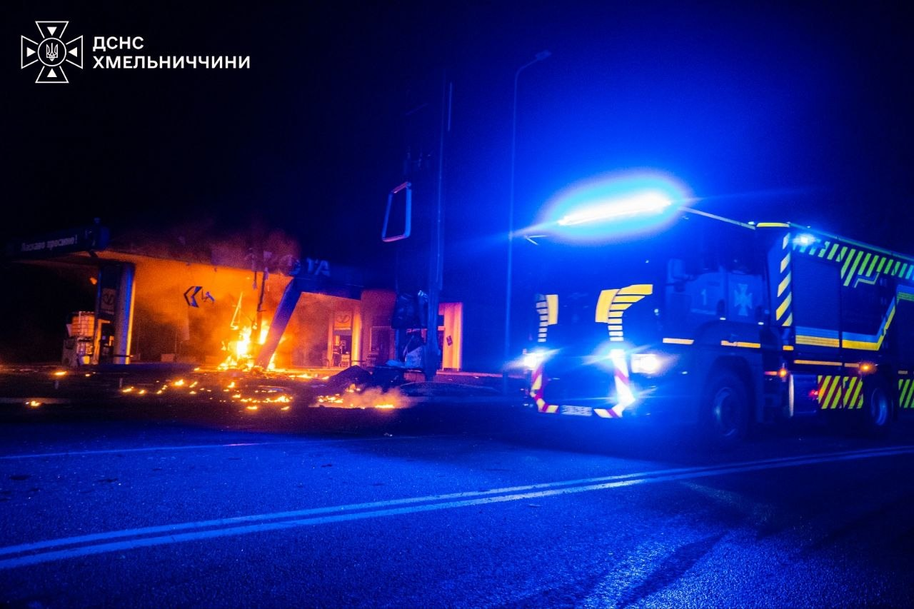 Russia strikes western Ukraine: Damage reported at gas stations, oil depot and railway