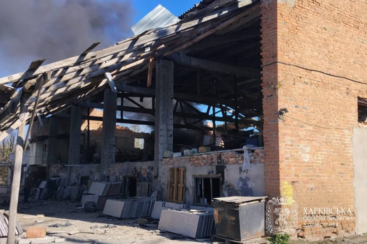 Russian missile hits warehouse in Lozova, leaving one dead and three injured