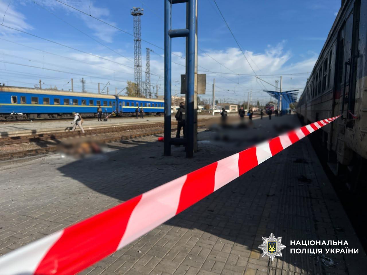 Russia strikes Dnipro train platform, kills two teenage girls in Chernihiv: Aftermath revealed
