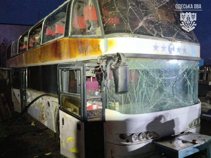 Russia massively strikes Ukraine's Odesa region: Ship damaged, buses destroyed