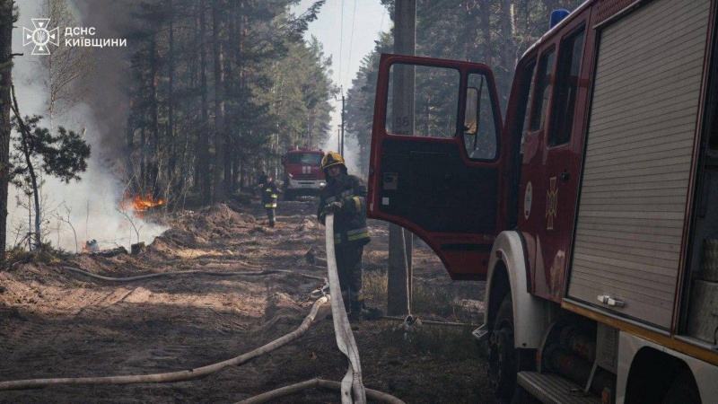 Massive wildfire erupts in Chornobyl exclusion zone, spreading fast