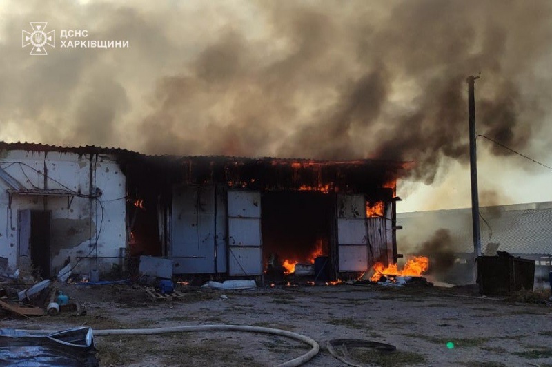 Russia attacks farm in Kharkiv region: Workers injured