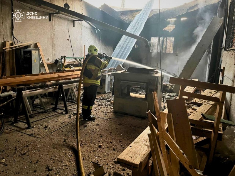 Russian massive strikes cause fires in 4 districts of Kyiv region: Aftermath revealed