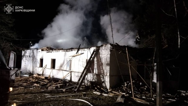 Russians strike training ground in Kharkiv region with drones