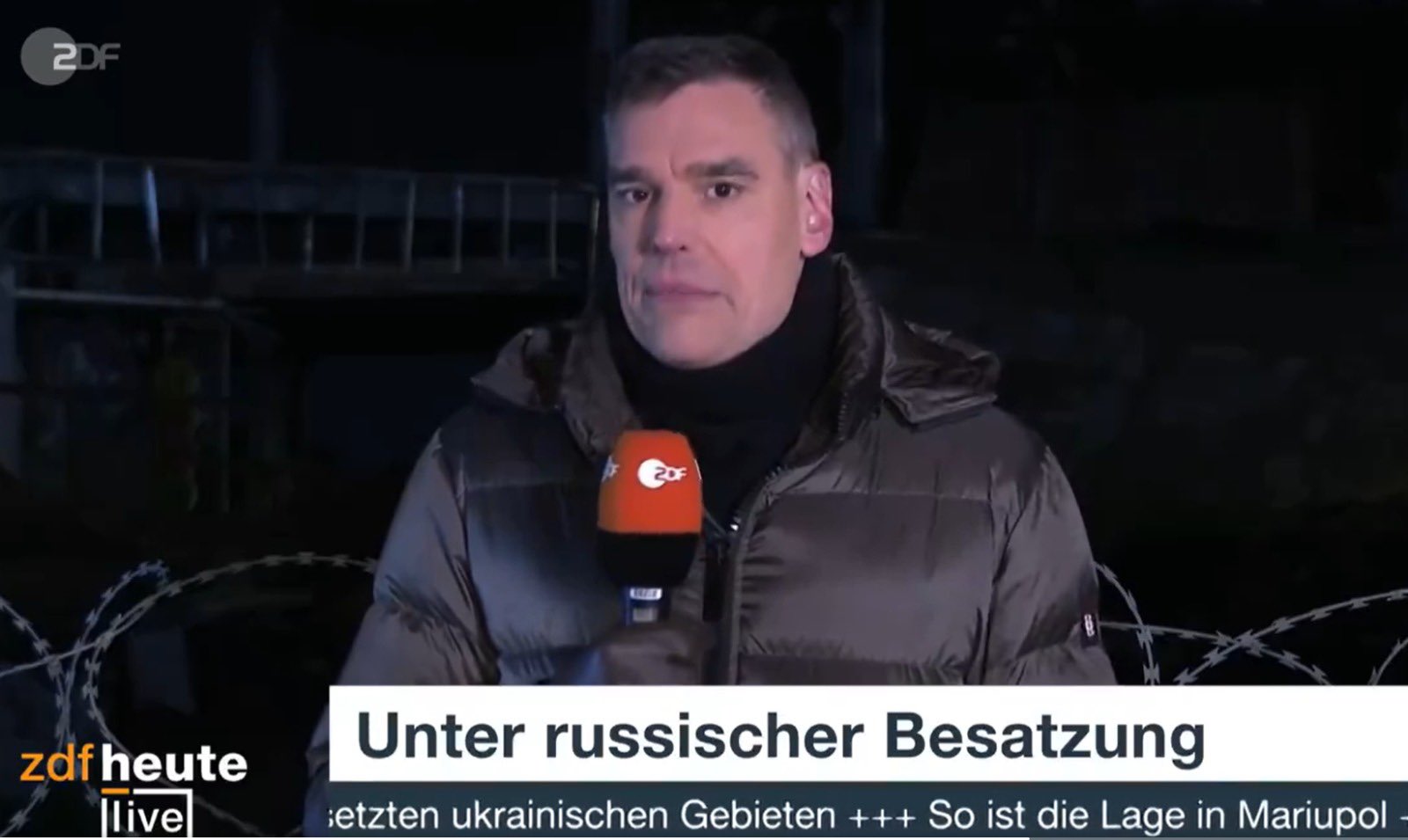 German TV channel films report in Mariupol: Ukraine demands explanation