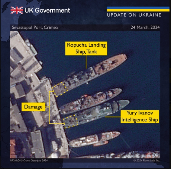UK intelligence reveals consequences of recent strikes on Sevastopol, Crimea