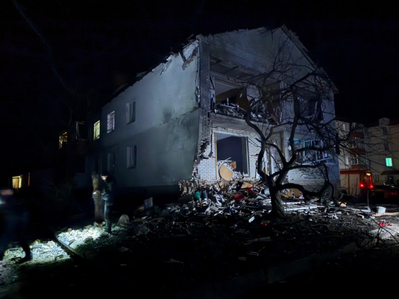 Russian forces hit community near Sumy with Shahed, residential buildings damaged