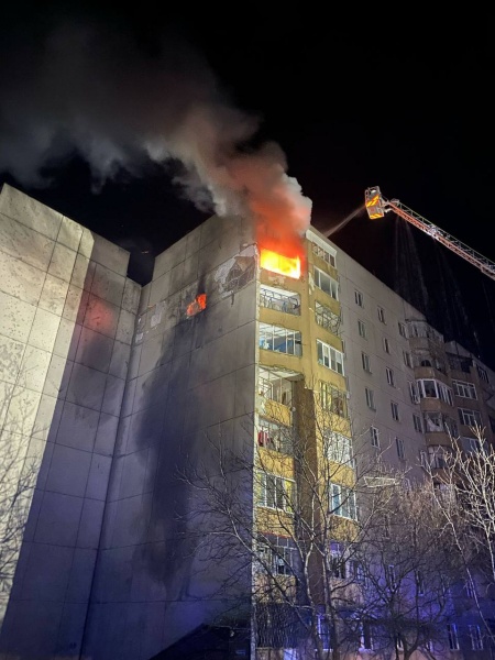 Russian drone hit multi-story building in Kirovohrad region, with casualties reported
