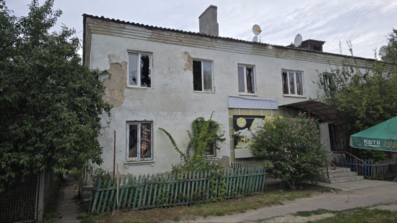 Russia’s drone attack targets Balakliia city center: Latest details and photos