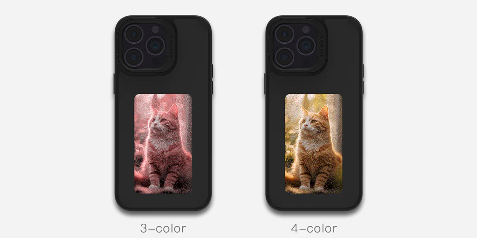 Unusual case with color screen released for iPhone: First photos and videos