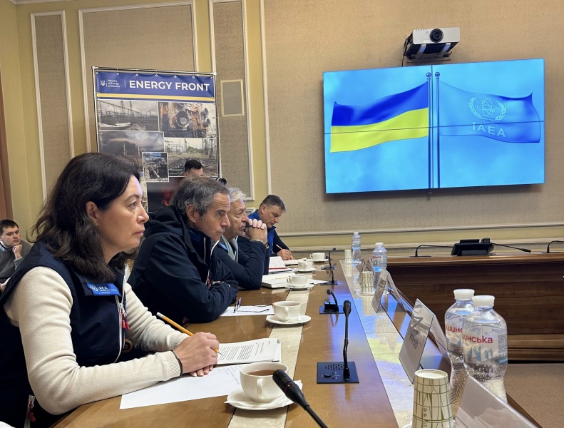 IAEA chief meets with Ukrainian Energy Minister before heading to Zaporizhzhia NPP