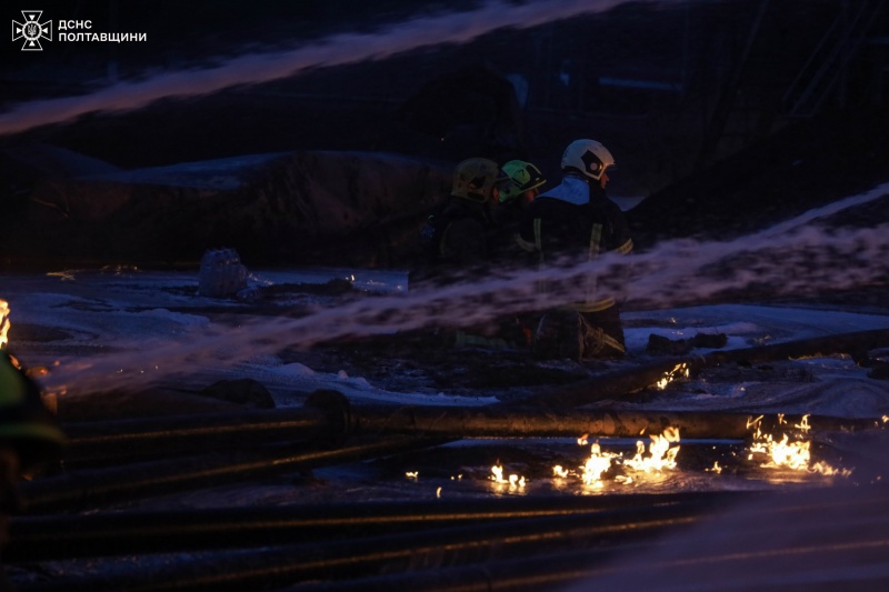 Russian shelling of industrial facility in Poltava region: Aftermath revealed
