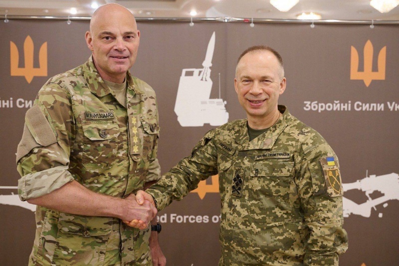 New Danish Chief of Defense meets with Ukrainian military leaders