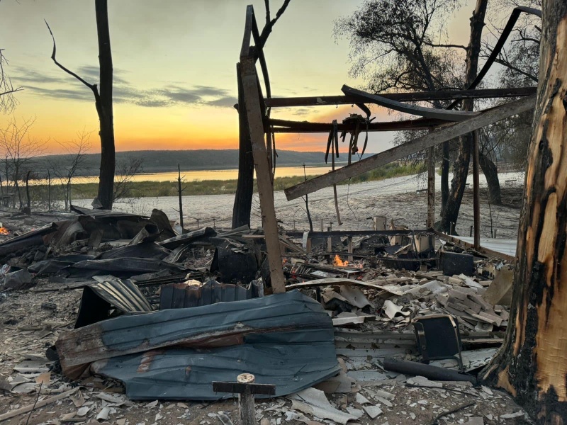 Whole village burned down in forest fire in Kharkiv region: Victims reported