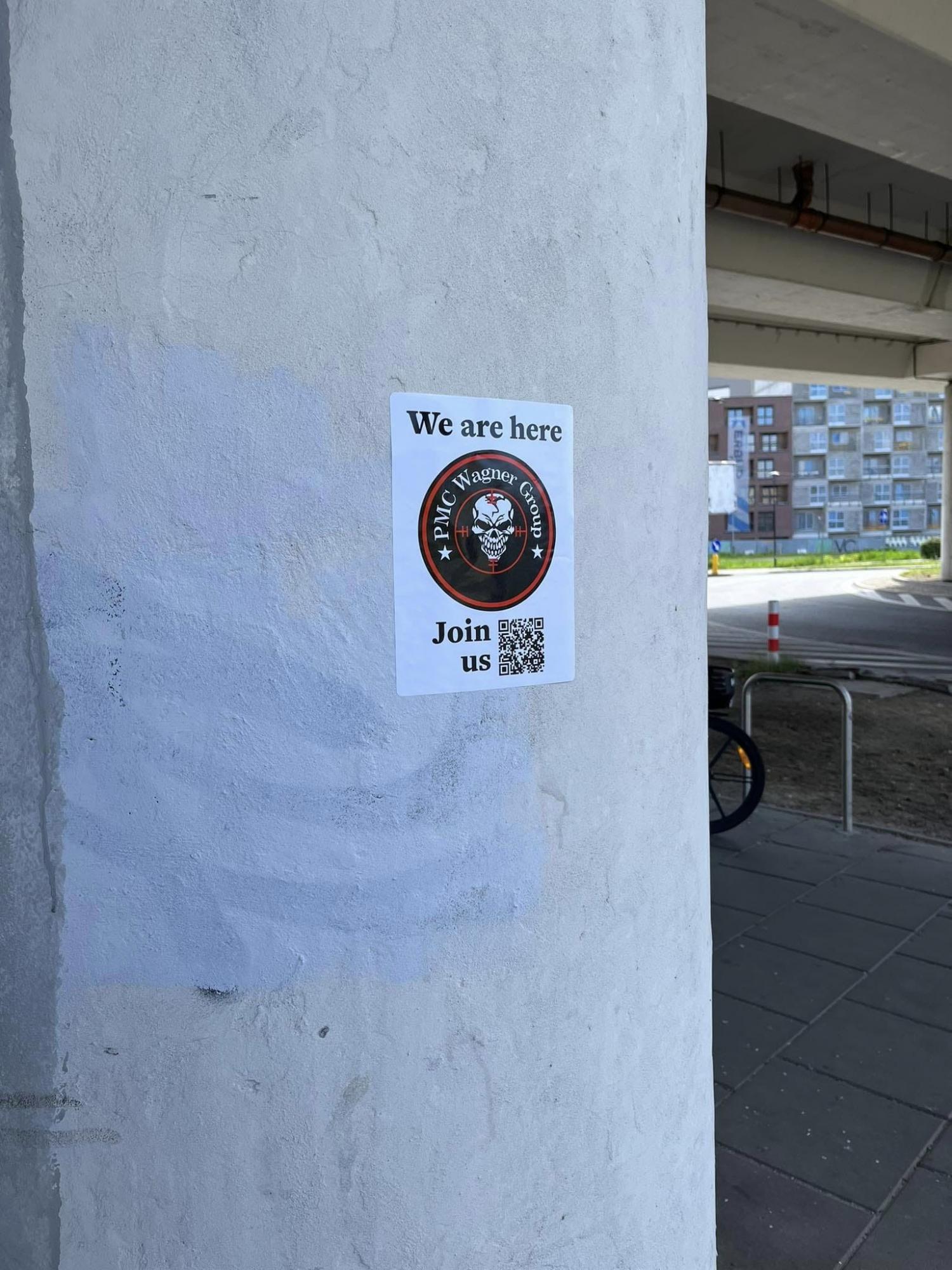 'Wagner Group' propaganda spreads in Poland through stickers: Investigation starts