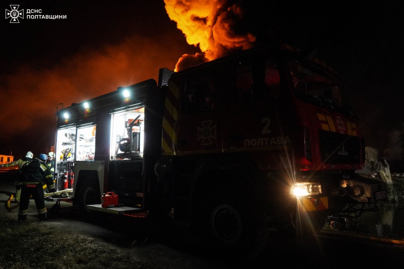 Russian shelling of industrial facility in Poltava region: Aftermath revealed