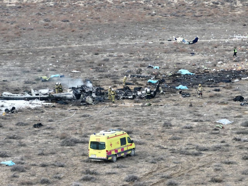 Passenger plane from Baku to Grozny crashes in Kazakhstan (Video)