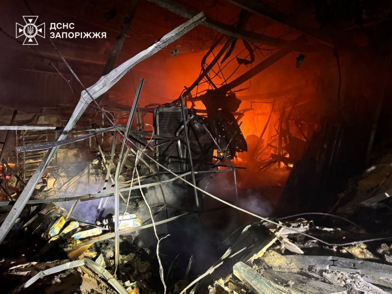 Russia's drone attack: Fires in Kharkiv, Dnipro, and Zaporizhzhia region reported