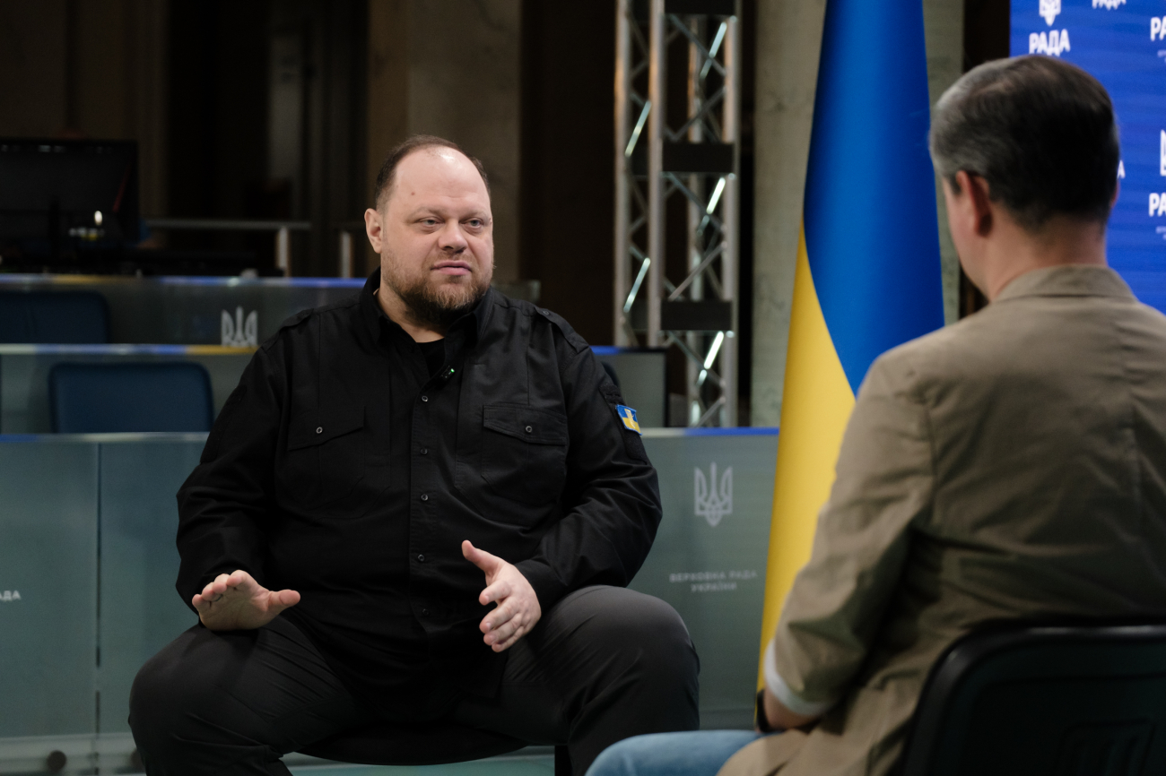 Ukrainian parliament chairman Stefanchuk: As long as no one cracks down on Putin, he'll keep testing the limits