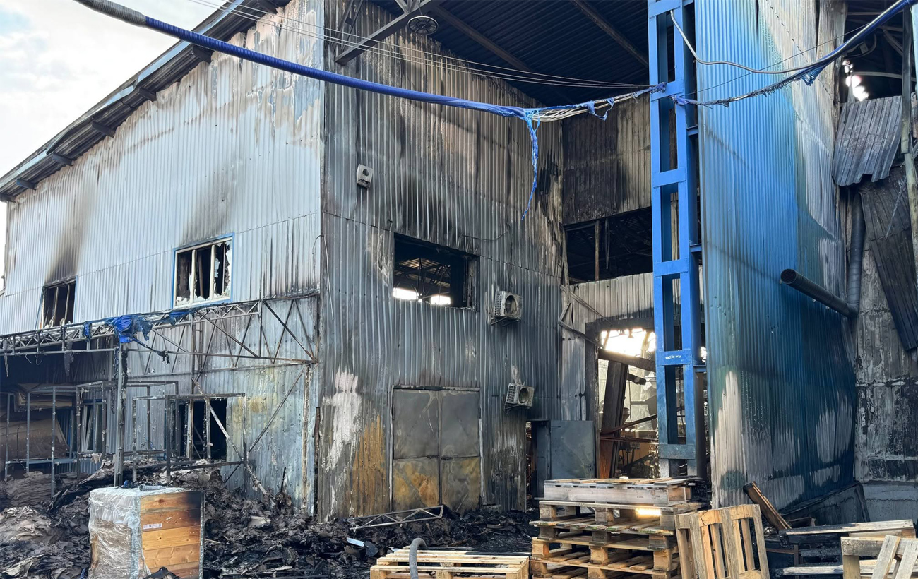Russia destroys Ventilation Systems factory and warehouses in Ukraine