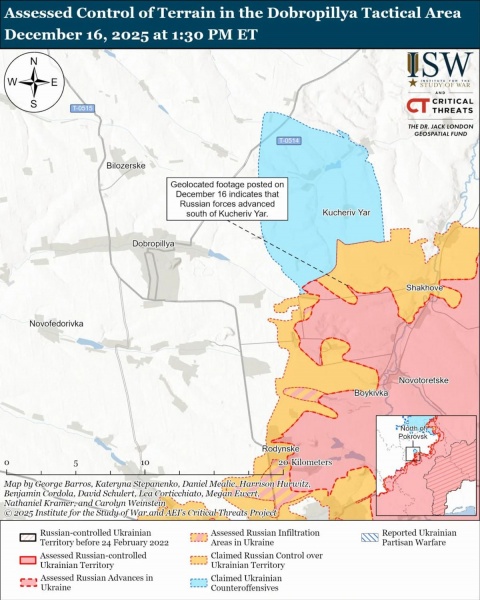 ISW: Both sides advance on Russia-Ukraine front line, fiercest fighting near Pokrovsk and Kupiansk